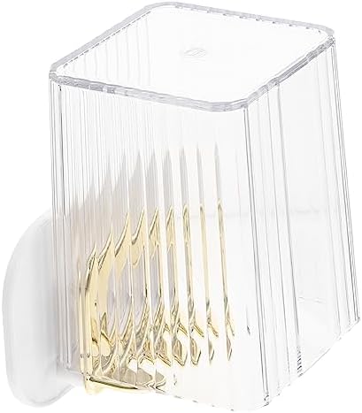 GLEAVI Wall Mounted Toothbrush Holder No Drilling