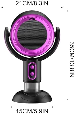 Quinlirra Portable Smoke Purifier Fan Purple