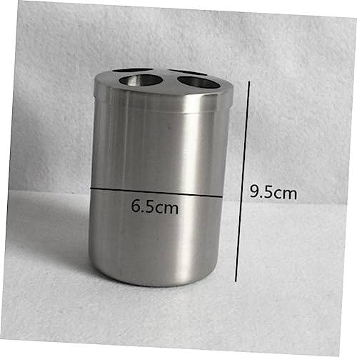 LIFKOME Stainless Steel Toothbrush Toothpaste Holder