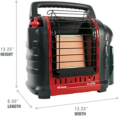 Mr Heater Portable Buddy Heater MH9BX Red Black