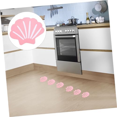 Holibanna Bathtub Nonslip Stickers 12pcs Shell Design Anti-Slip Decals