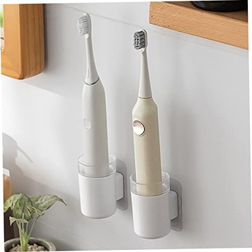 HOOTNEE 2pcs Wall Mounted Electric Toothbrush Holder