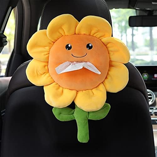 Fofetbfo Sunflower Plush Tissue Holder