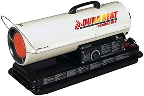 Dura Heat DFA80T 80K BTU Kero Forced Air Heater with Carry Handle