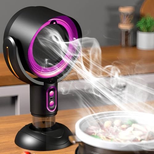 Quinlirra Portable Smoke Purifier Fan Purple