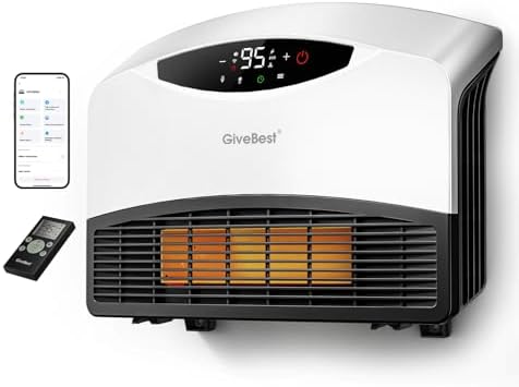 GiveBest Electric Wall Heater with WiFi and Remote Control