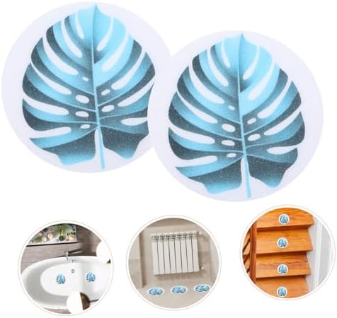 FOYTOKI 1Set Leaf Non-Slip Bathtub Stickers