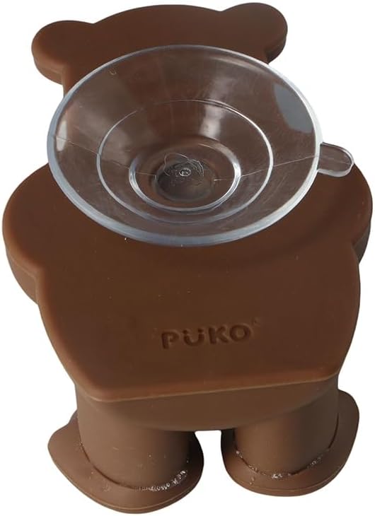Pokinge Cartoon Bear Toothbrush Holder Set