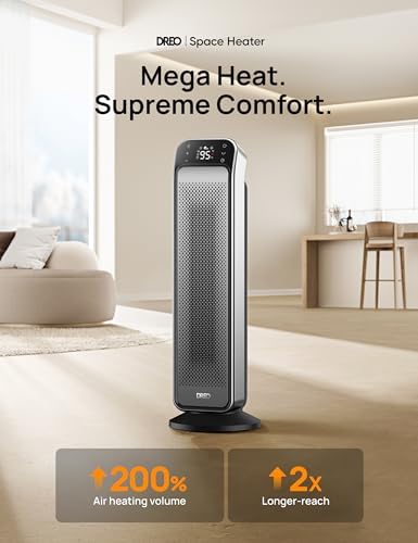 Dreo 24 1500W Oscillating Heater with Remote