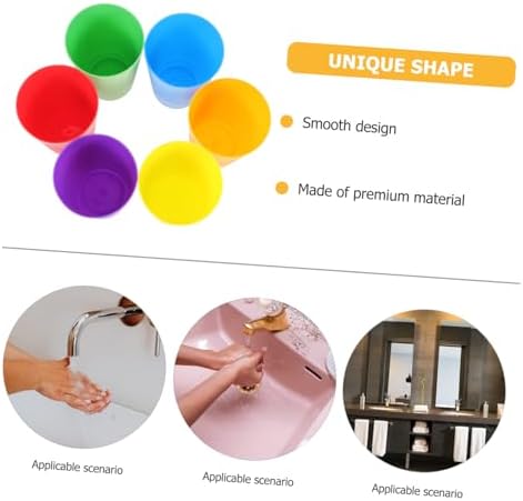12 Pack Plastic Water Cup for Toothbrushing and Drinking