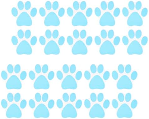 Zerodeko 60PCS Cartoon Dog Footprint Bathtub Decals