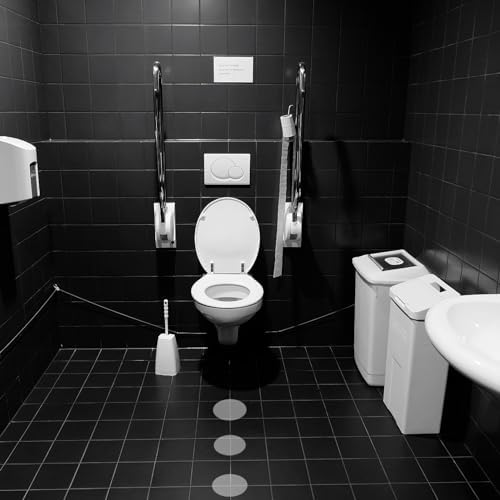 HAKIDZEL 1Set Non-Slip Bathroom Floor Stickers Transparent Peva Anti-Slip Decals