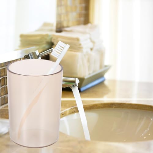 Kichvoe 4Pcs Transparent Couples Toothbrush Cup Holder