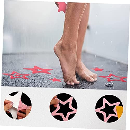 12pcs Star Shape Non-Slip Bath Stickers for Safety and Style