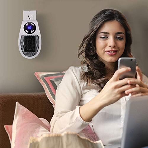 GiveBest 450W Electric Space Heater with LED Display and Timer 2 Pack 1
