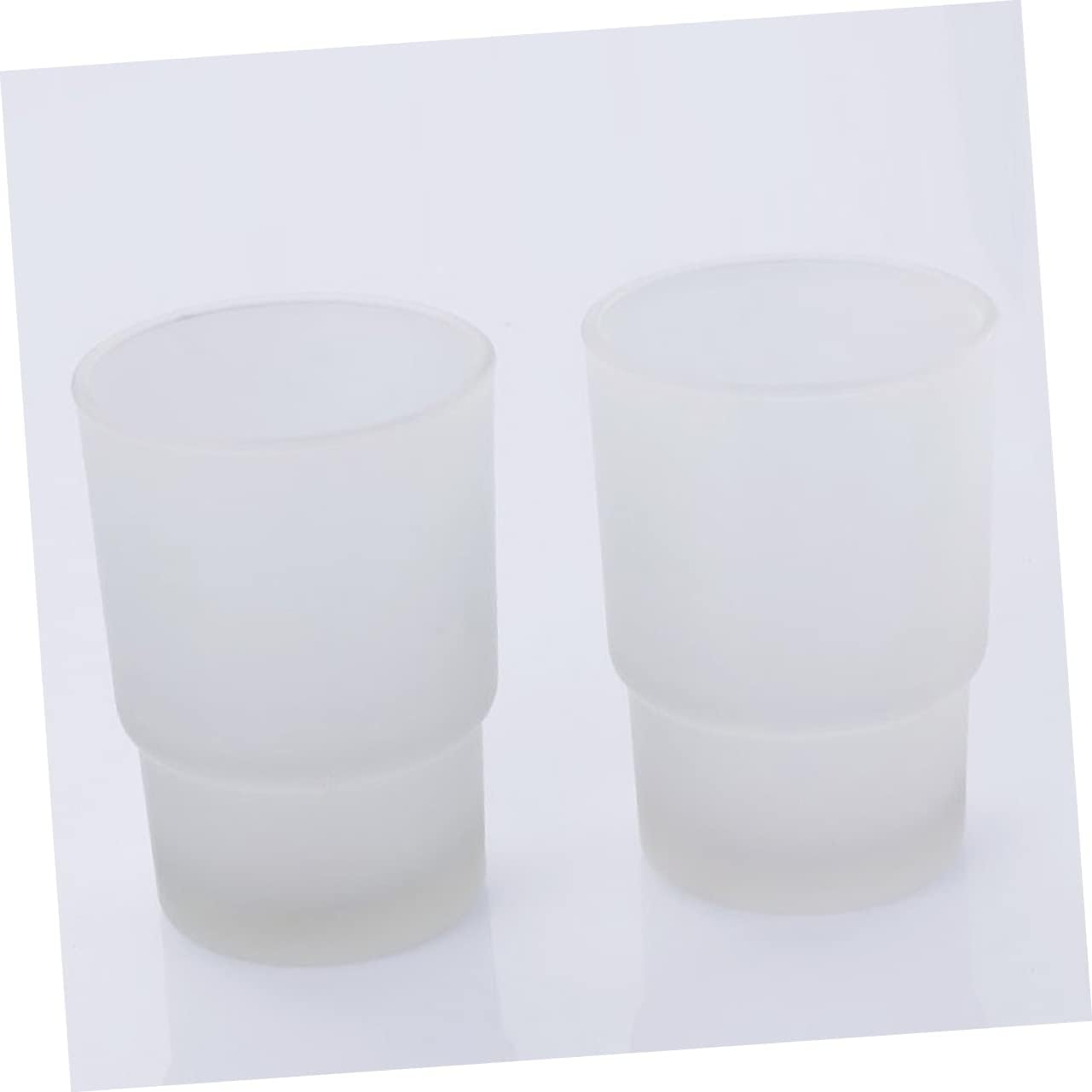 FONDOTIN Wall Mounted Toothbrush Holder with Cup