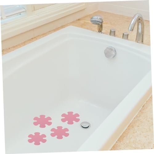 Happyyami Flower Shape Non-Slip Bathtub Stickers
