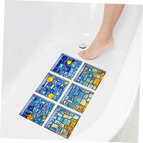 Amosfun 15x15cm Non Slip Bathtub Decor Stickers