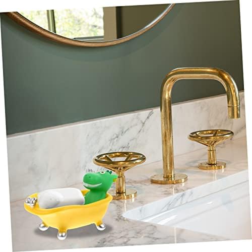 Dinosaur Bath Shape Soap Drain Case Holder