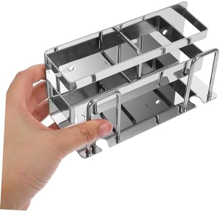HEALLILY Wall-Mount Toothbrush Holder No Drill