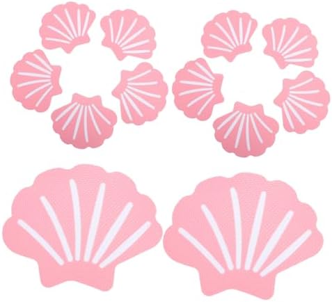 Holibanna Bathtub Nonslip Stickers 12pcs Shell Design Anti-Slip Decals
