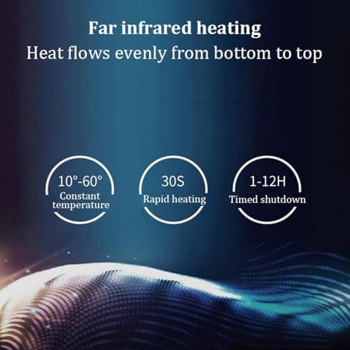 Dalumian Heated Floor Mat 105x190cm Electric Heating Carpet