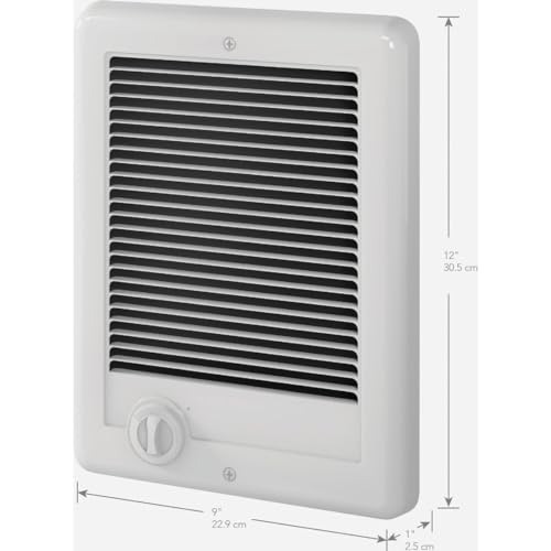 Cadet Com-Pak Wall Heater with Thermostat 1500W White