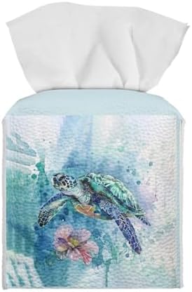 ZOUTAIRONG Reusable Tissue Box Cover with Metal Button