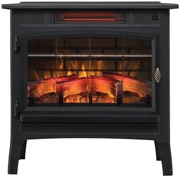 Duraflame Electric Fireplace Stove Heater with 3D Flame Effect Black 1