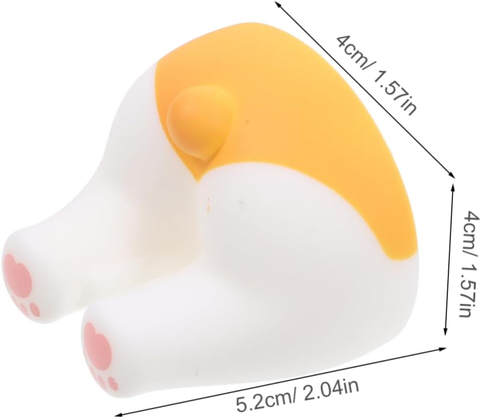 LABRIMP Boy Girl Toothbrush Holder with Corgi Tail Shape