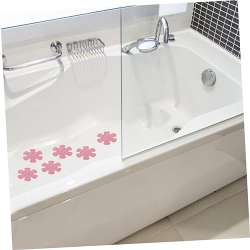 SOLUSTRE Non-Slip Flower Sticker Set for Bathroom Stairs Tub