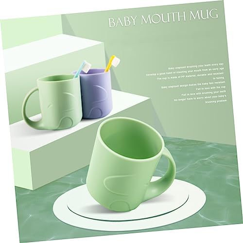 IWOWHERO Cartoon Tooth Mug Handle Safe for Kids