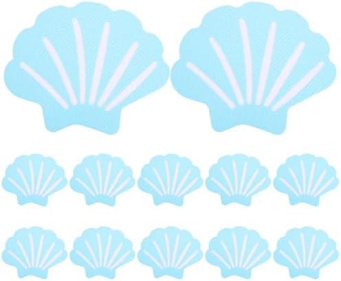Cabilock 12pcs Shell Anti-Slip Stickers for Bathtub