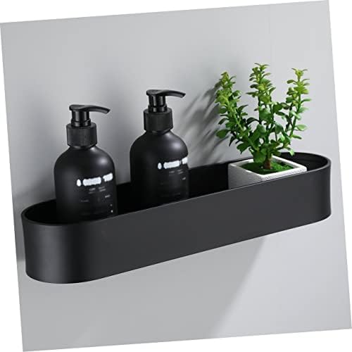 BUGUUYO Wall Mounted Rack Black Aluminum