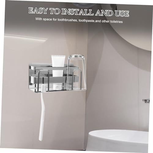 Zerodeko Wall Mounted Toothbrush Holder