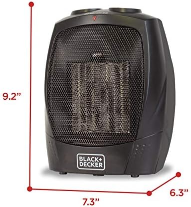 BLACKDECKER Portable Space Heater with Carry Handle