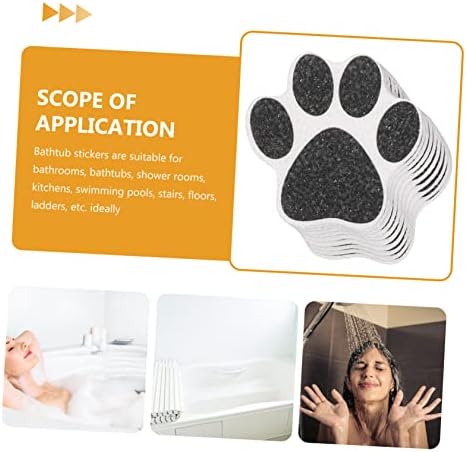 Non-Slip Dog Stickers 10pcs Bathroom Safety Decals