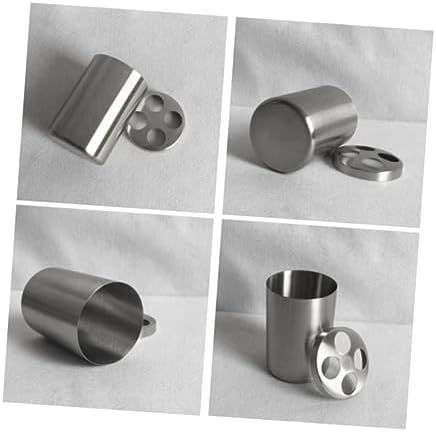 Hemobllo 1Pc Stainless Steel Toothbrush Holder 1