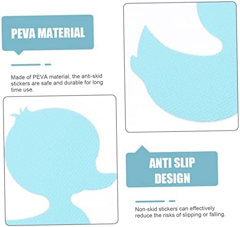 GLEAVI 24Pcs Non-Slip Bathtub Stickers Cute Duck Adhesive Decals for Safety