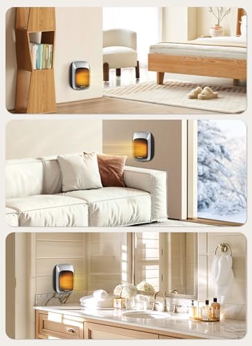 GiveBest 2 Pcs 800W Wall Heater with Remote and LED Display