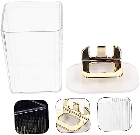 KONTONTY Wall-Mounted Toothbrush Holder Set with Ventilation