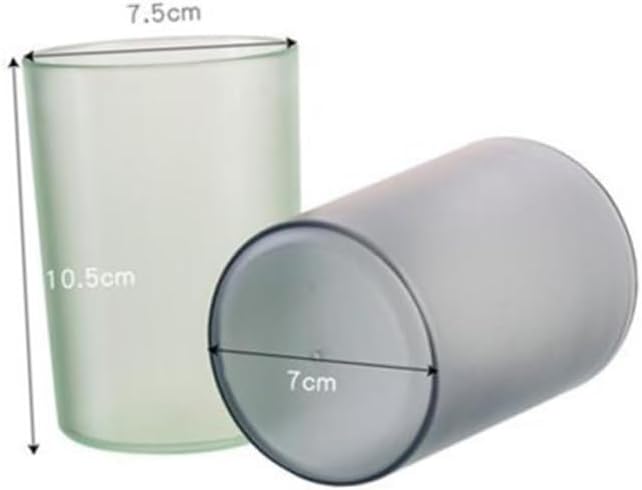 Amosfun Green Plastic Toothbrush Mug Holder