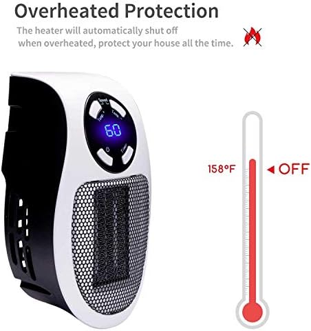 GiveBest 450W Electric Space Heater with LED Display and Timer 2 Pack 1