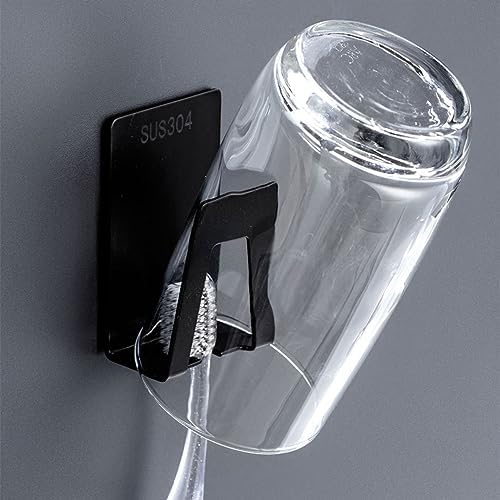 SOLUSTRE Wall Mounted Toothbrush Holder with Suction Cup