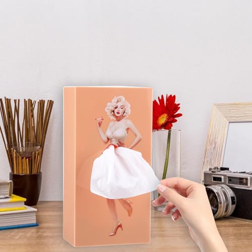 Whimsical Lady Skirt Tissue Box Holder