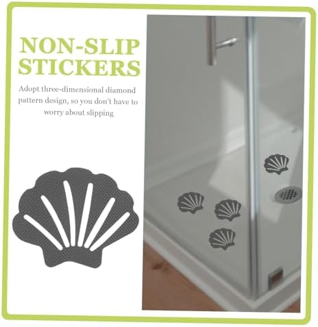 RORPOIR 30Pcs Shell Shaped Non-Slip Bathtub Stickers