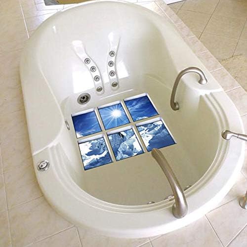 AILEGOU 3D Non-Slip Bathtub Stickers with Animal Design