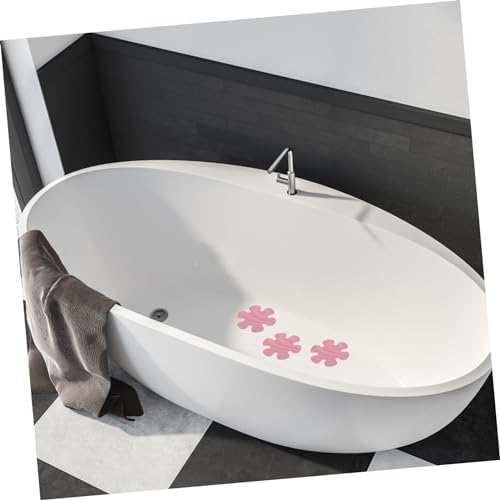 GLEAVI 20Pcs Flower Bathtub Stickers Non-Slip Safety Decals