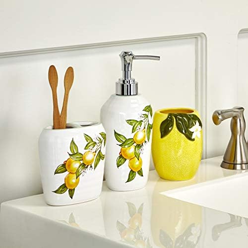 Vern Yip by SKL Home Citrus Grove Toothbrush Holder White 1