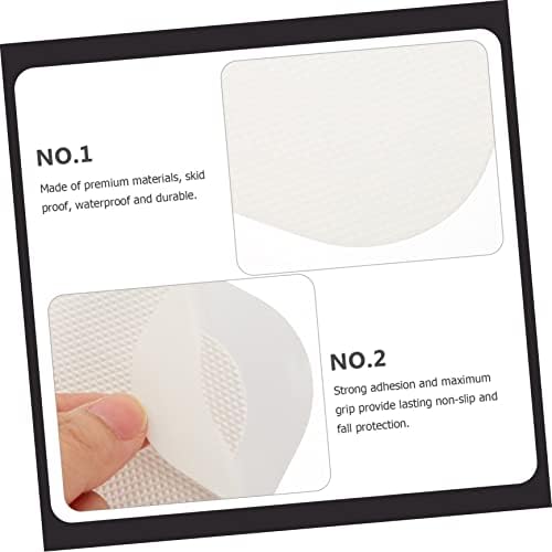 72pcs Peva Bathtub Stickers Non-Slip Decals for Showers Pools and Stairs
